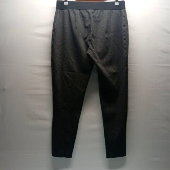 Talbots Womens 1X Gray Pull On Elastic Waistband Pant Flat Front Stretch Knit - Picture 4 of 8